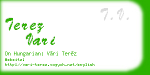 terez vari business card